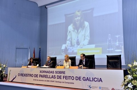Imaxes inauguraci&oacute;n das xornadas - Xornadas sobre o rexistro de parellas de feito de Galicia